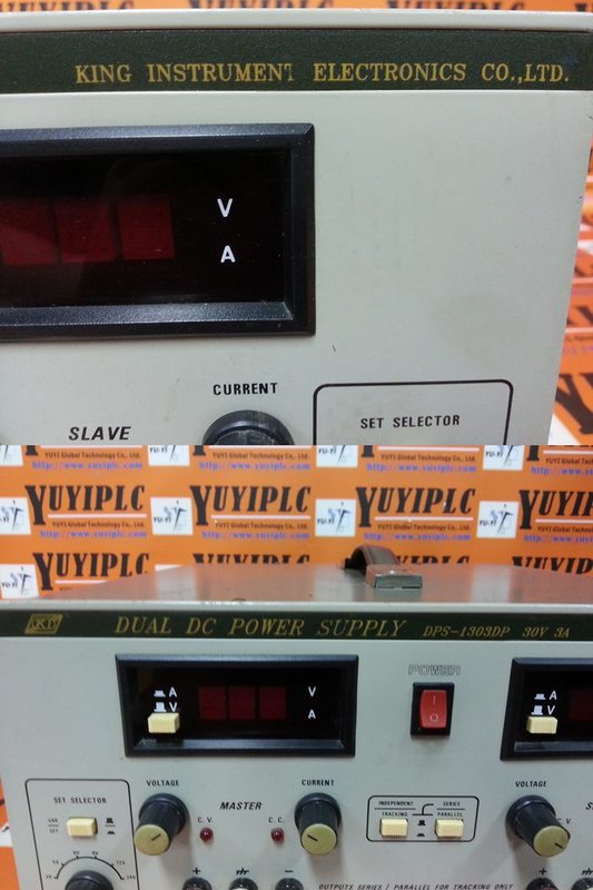 KING INSTRUMENT DPS1303DP DUAL DC POWER SUPPLY PLC DCS SERVO Control